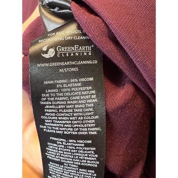 Self Portrait Women's AW22-147 Size 2 Purple Iris Stretch Crepe Mini Dress - Picture 5 of 6